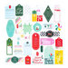Pinkfresh Studio - Holiday Magic Collection - Christmas - Ephemera Pack - Die Cut Tags