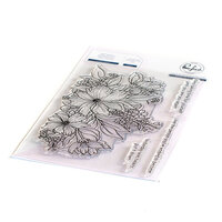 Pinkfresh Studio - Clear Photopolymer Stamps - Cosmos Bunch