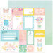 Pinkfresh Studio - Happy Heart Collection - 12 x 12 Double Sided Paper - Reasons to Smile