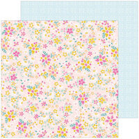 Pinkfresh Studio - Happy Heart Collection - 12 x 12 Double Sided Paper - Keep Growing