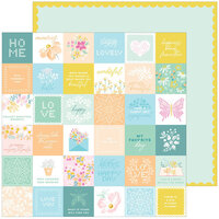 Pinkfresh Studio - Happy Heart Collection - 12 x 12 Double Sided Paper - Celebrate You