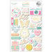 Pinkfresh Studio - Happy Heart Collection - Puffy Stickers