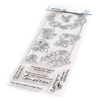 Pinkfresh Studio - Clear Photopolymer Stamps - Rainbow Floral