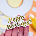 Pinkfresh Studio - Ephemera Pack - Die Cut Cardstock Pieces - Gold and Silver Foiled Sentiments
