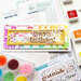 Pinkfresh Studio - Ephemera Pack - Die Cut Cardstock Pieces - Gold and Silver Foiled Sentiments