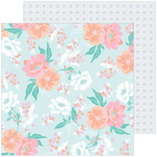 Pinkfresh Studio - Sunshine On My Mind Collection - 12 x 12 Double Sided Paper - Sweetest Summer