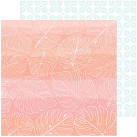 Pinkfresh Studio - Sunshine On My Mind Collection - 12 x 12 Double Sided Paper - Paradise Found