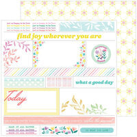 Pinkfresh Studio - Delightful Collection - 12 x 12 Double Sided Paper - Be a Rainbow