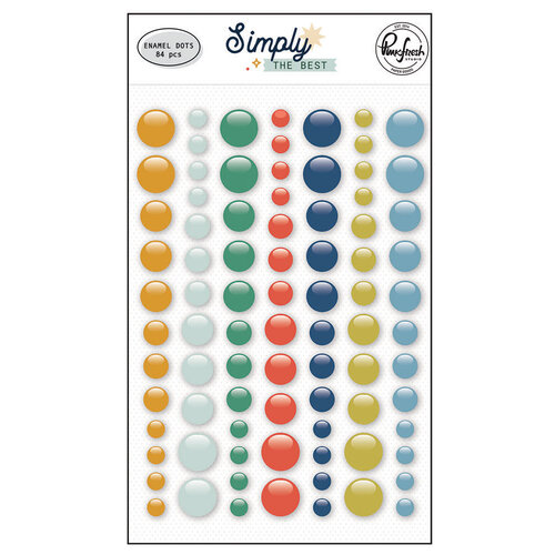 Pinkfresh Studio - Simply the Best Collection - Enamel Dots