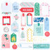 Pinkfresh Studio - Happy Holidays Collection - Christmas - Ephemera Pack - Die Cut Tags
