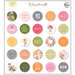 Pinkfresh Studio - Chrysanthemum Collection - Chipboard Flair