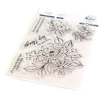Pinkfresh Studio - Clear Photopolymer Stamps - Dreamy Florals
