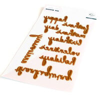 Pinkfresh Studio - Hot Foil Plate - Phrase Builder - Happy