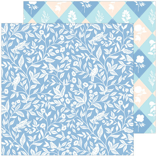 Pinkfresh Studio - Flower Market Collection - 12 x 12 Double Sided Paper - Aviary