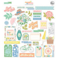 Pinkfresh Studio - Flower Market Collection - Ephemera Pack