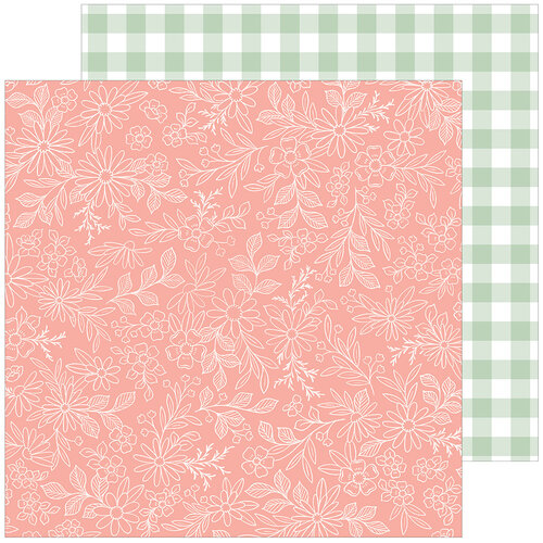 Pinkfresh Studio - Spring Vibes Collection - 12 x 12 Double Sided Paper - Daisies