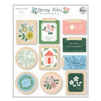 Pinkfresh Studio - Spring Vibes Collection - Wood Accent Stickers