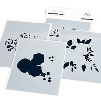 Pinkfresh Studio - Layering Stencils - Floral Trio