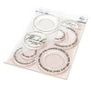 Pinkfresh Studio - Clear Photopolymer Stamps - Around The Shape - Circles
