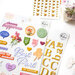 Pinkfresh Studio - Garden Bouquet Collection - Puffy Stickers - Alpha