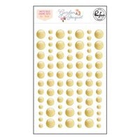 Pinkfresh Studio - Garden Bouquet Collection - Gold Enamel Dots