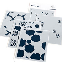 Pinkfresh Studio - Layering Stencils - Pretty Blossoms