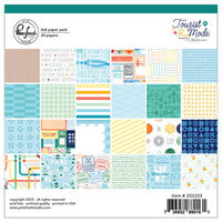 Pinkfresh Studio - Tourist Mode Collection - 6 x 6 Paper Pack