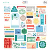 Pinkfresh Studio - Tourist Mode Collection - Ephemera Pack