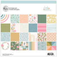 Pinkfresh Studio - Lovely Blooms Collection - 12 x 12 Paper Pack