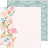 Pinkfresh Studio - Lovely Blooms Collection - 12 x 12 Double Sided Paper - Bloom Brightly