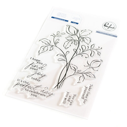 Pinkfresh Studio - Clear Photopolymer Stamps - Delicate Rosebuds