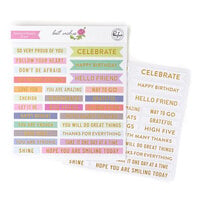 Pinkfresh Studio - Cardstock Stickers - Best Wishes