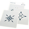 Pinkfresh Studio - Essentials Collection - Layering Stencils - Folk Snowflake