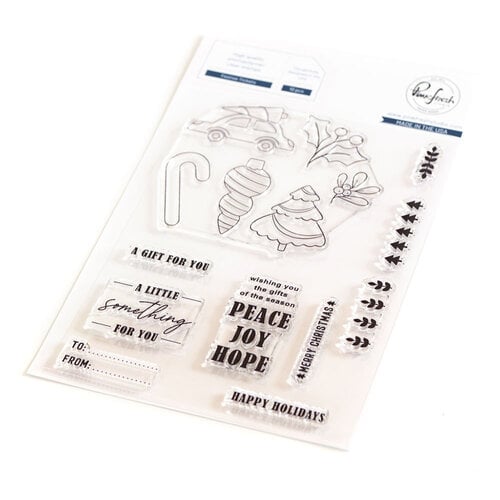 Pinkfresh Studio - Christmas - Clear Photopolymer Stamps - Festive Tickets
