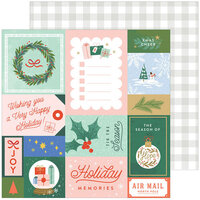 Pinkfresh Studio - Holiday Dreams Collection - 12 x 12 Double Sided Paper - Season Of Hope