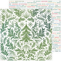 Pinkfresh Studio - Holiday Dreams Collection - 12 x 12 Double Sided Paper - O Christmas Tree