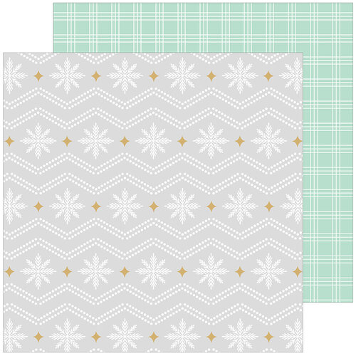 Pinkfresh Studio - Holiday Dreams Collection - 12 x 12 Double Sided Paper - Under The Tree