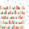 Pinkfresh Studio - Holiday Dreams Collection - 12 x 12 Double Sided Paper - Joy To The World