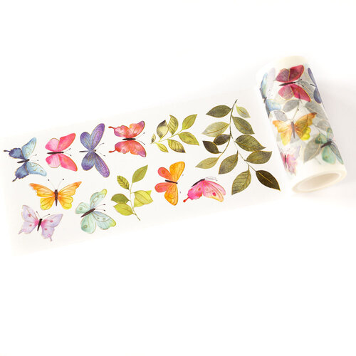 Pinkfresh Studio - Artsy Floral Collection - Washi Tape - Fluttering Butterflies