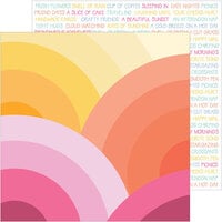 Pinkfresh Studio - The Simple Things Collection - 12 x 12 Double Sided Paper - Happy List
