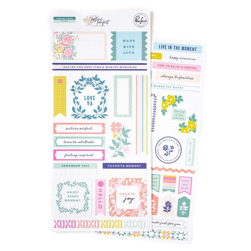 Pinkfresh Studio - Picture Perfect Collection - Cardstock Stickers
