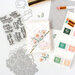 Pinkfresh Studio - Pure Joy Collection - Cling Mounted Rubber Stamps - Breezy Blossoms