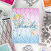 Pinkfresh Studio - Gentle Greetings and Greenery Collection - Press Plates - Basic Sentiments