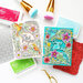 Pinkfresh Studio - Pure Bliss Collection - Press Plates - Happy Hummingbirds