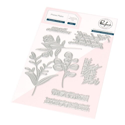 Pinkfresh Studio - Sunshine & Smiles Collection - Press Plates - Keepsakes Of The Heart