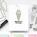 Pinkfresh Studio - Delights & Doodles Collection - Clear Photopolymer Stamps - Ice Cream Truck