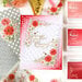 Pinkfresh Studio - Flourish & Grow Collection - Stencils - Peony Glow