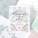 Pinkfresh Studio - Delicate Details Collection - Press Plates - Swan Reverie