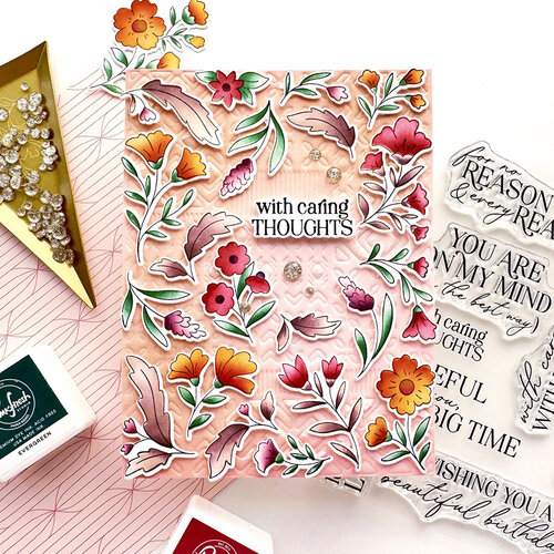 Pinkfresh Studio - Delicate Details Collection - Dies - On My Mind