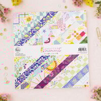 Pinkfresh Studio - Paige Evans - Crafted Moments Collection - 12 x 12 Paper Pack